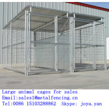 Outdoor used cages metal panel dog cages cheap pet cages large animal cages for sale